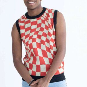 VSTR Premium Checker Sweater Vest